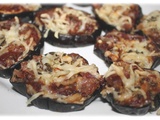 Aubergine façon pizza