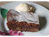 Brownie aux poires