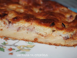 Clafoutis pêches amandes