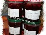 Confiture de cerises noires