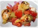 Courgettes rolls à la feta (Airfryer)
