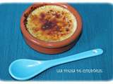 Crème brûlée traditionnelle au lait d'amandes