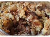 Crumble pommes poires chocolat