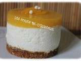 Entremets poire , mangue