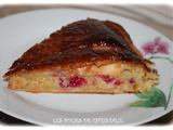 Galette des rois frangipane framboises