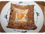 Galette tomate, comté , oeuf