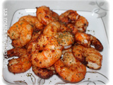 Gambas marinées airfryer