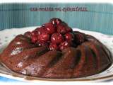 Gâteau moelleux chocolat cerises sans gluten