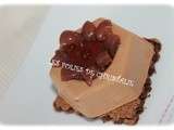 Hexagones chocolat cerises