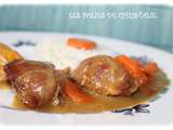 Joues de porc carottes , curry