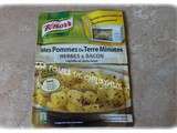  Mes Pommes de terre minutes Herbes et Bacon  de Knorr