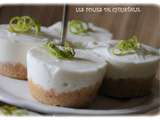 Mini-cheesecakes au citron vert ( Thermomix ou pas )