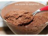 Mousse au chocolat sans oeufs ni crème