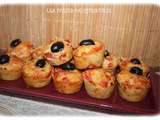 Muffins façon pizza (Thermomix ou pas )