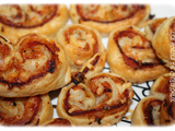 Palmiers jambon mozzarella