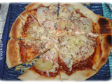 Pizza jambon féta