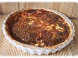 Pizza quiche au fromage