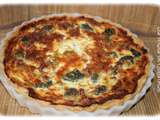 Quiche féta , brocolis