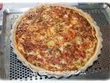 Quiche pommes de terre , carottes , jambon , fromage