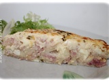 Quiche sans pâte jambon féta