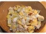 Salade endives poulet