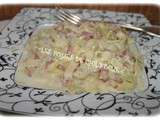 Tagliatelles de courgettes à la carbonara