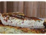 Tarte au fromage ail et fines herbes