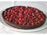 Tarte chocolat cerises