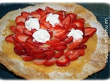 Tarte fine aux fraises