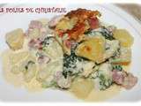 Tartiflette au chou vert