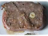 Terrine de chevreuil au whisky et noisettes