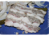 Terrine de poulet au lard fumé