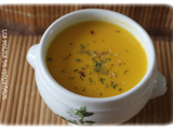 Velouté carottes, courgettes, pâtisson