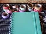 Scrapbooking :: Décorer un carnet avec du Masking Tape