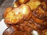 Pain perdu sauce cognac