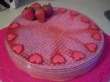 Bavarois à la fraise