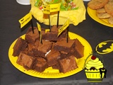 Sweet Table Batman - Etape 3 : Les brownies