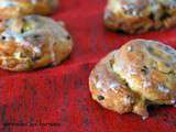 Brioche escargot aux pétites de chocolat et aux oranges confites