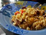 Risotto aux topinambours, carotte et girolles