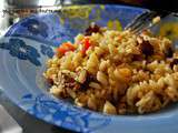 Risotto aux topinambours, carotte et girolles