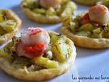 Tartelettes à la noix de St Jacques, pommes de terre au romarin