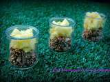 Verrine croquante à l'ananas