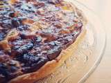 Quiche aubergines lardons