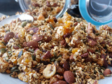 Granola multigrains et fruits secs