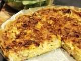 Quiche au bacon, cheddar & comté