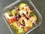 Salade {express} avocat crevette aux agrumes