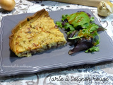 Tarte à l'oignon rouge confit