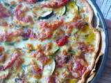 Tarte courgette et tomates