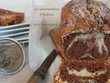 Cake marbre chocolat - vanille