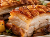 Poitrine de porc au four : la cuisson douce pour une viande fondante et une couenne bien dorée